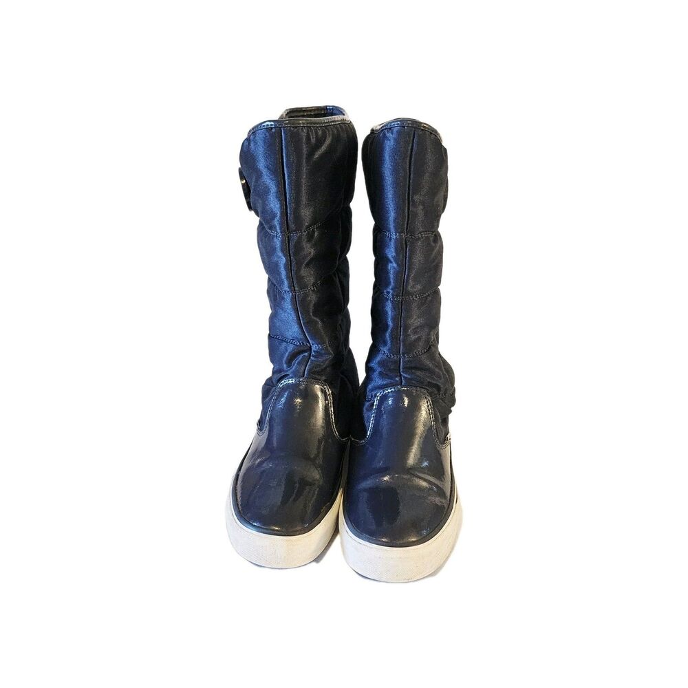 Vans Navy Blue Winter Boots Size 8.5 - Picture 2 of 10
